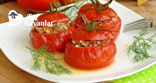Etli domates dolması