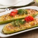 peynirli kabak sandalı