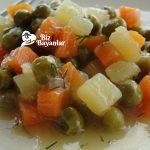 zeytinyağlı bezelye tarifi