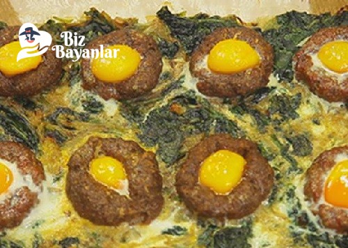 ıspanaklı kus yuvası tarifi