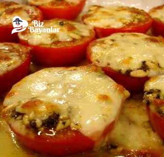 fırında peynirli domates tarifi