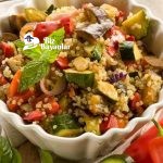 sebzeli kinoa salatası