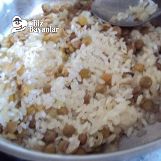 mercimekli pirinç pilavi tarifi